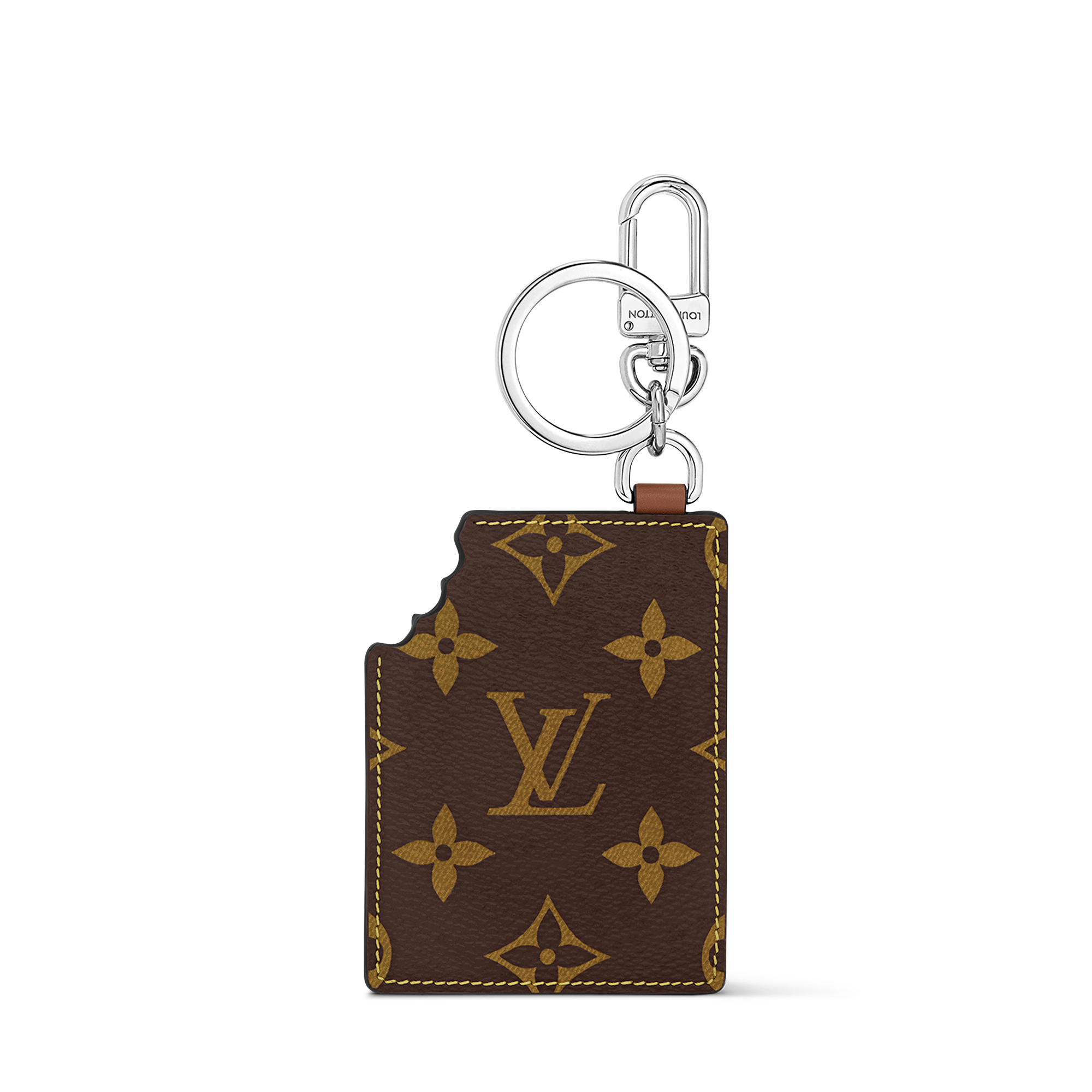LV Chocolate Bar Figurine Key Holder And Bag Charm - Luxury Key